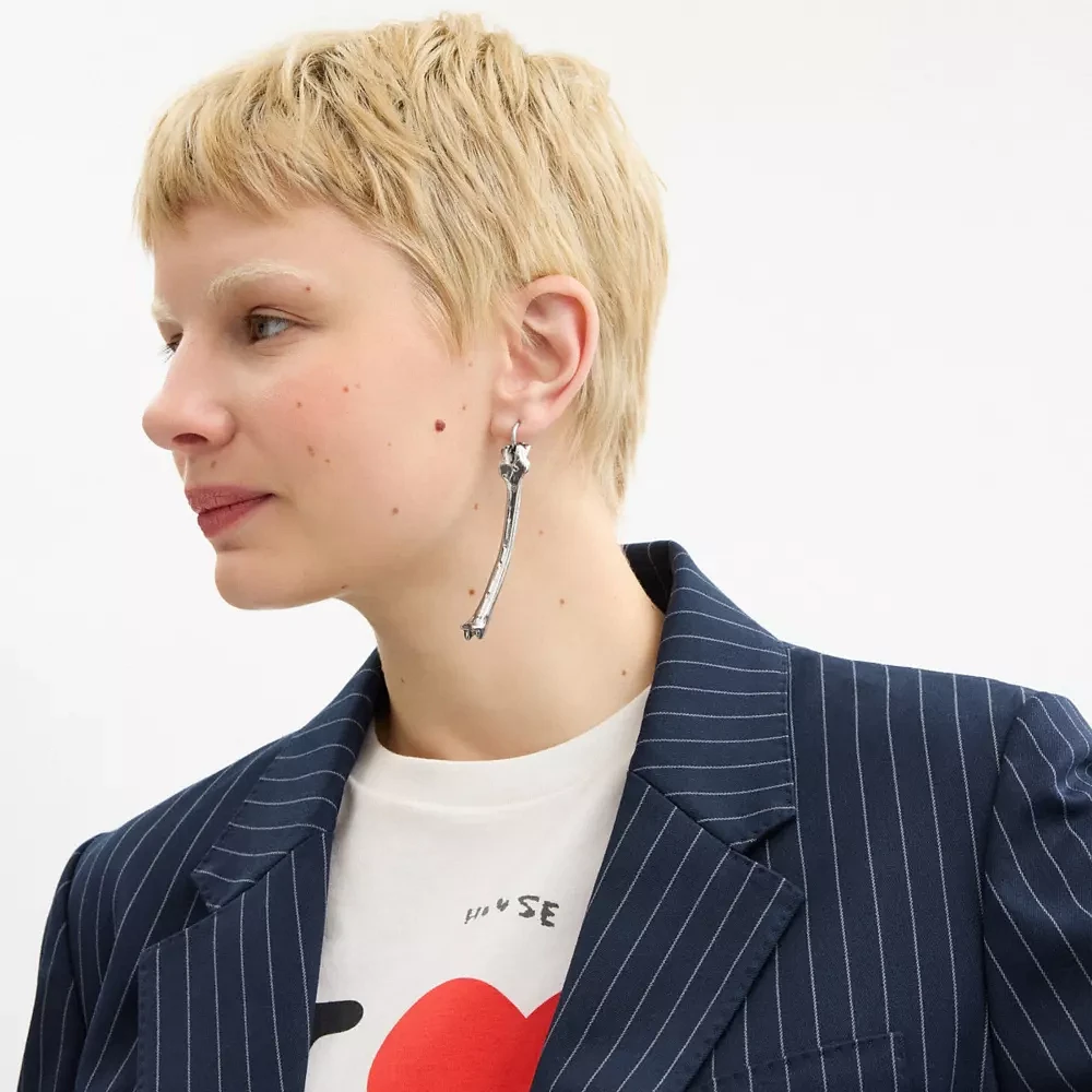 Bone Single Earring