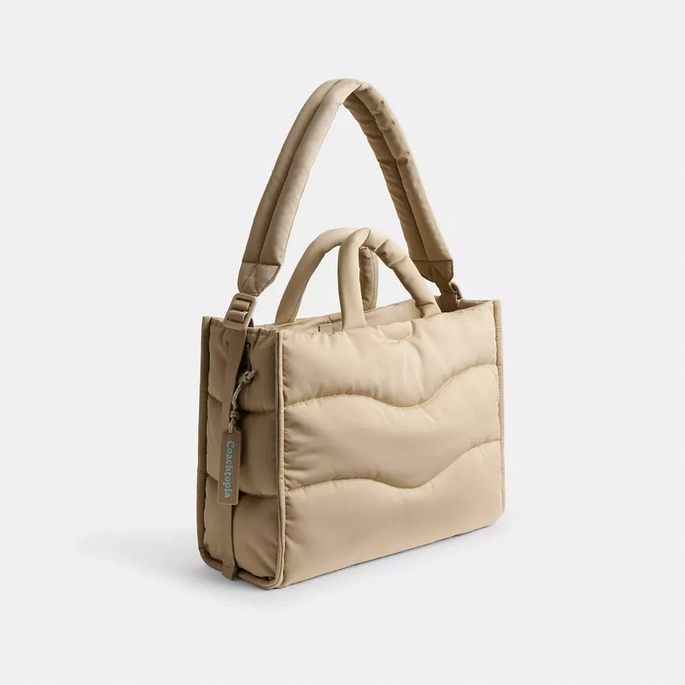 Coachtopia Loop Tote With Wavy Quilting