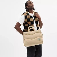 Coachtopia Loop Tote With Wavy Quilting