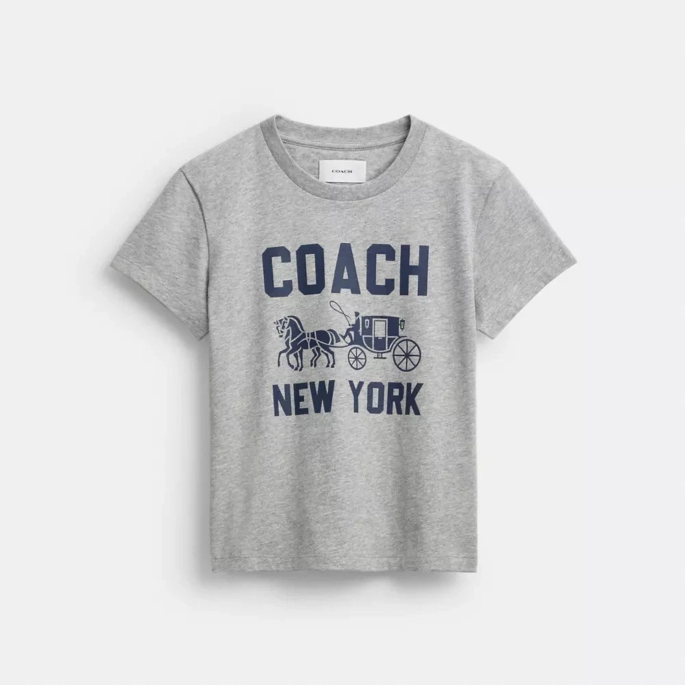 Horse And Carriage T Shirt Organic Cotton