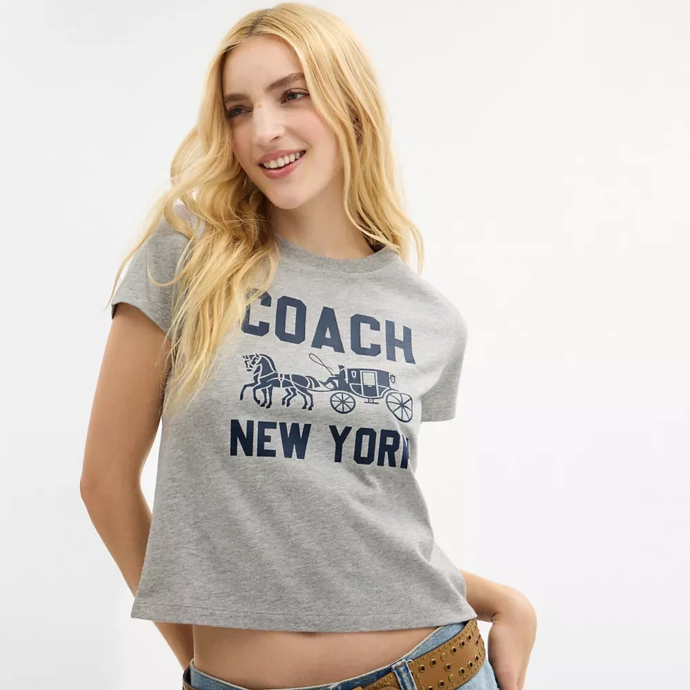 Horse And Carriage T Shirt Organic Cotton