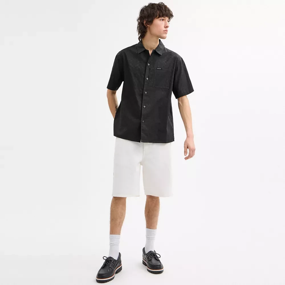 Signature Jacquard Camp Shirt
