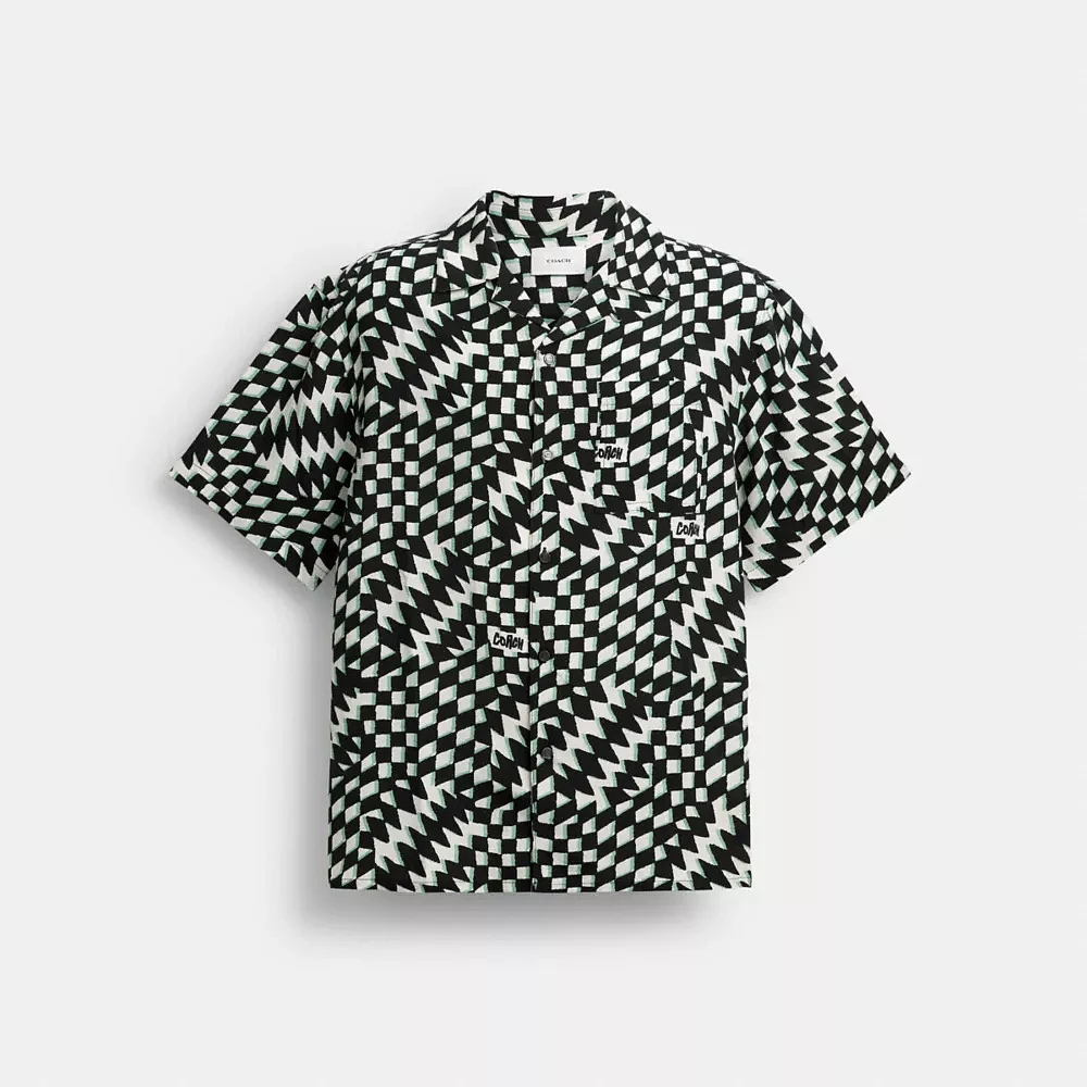Printed Camp Shirt