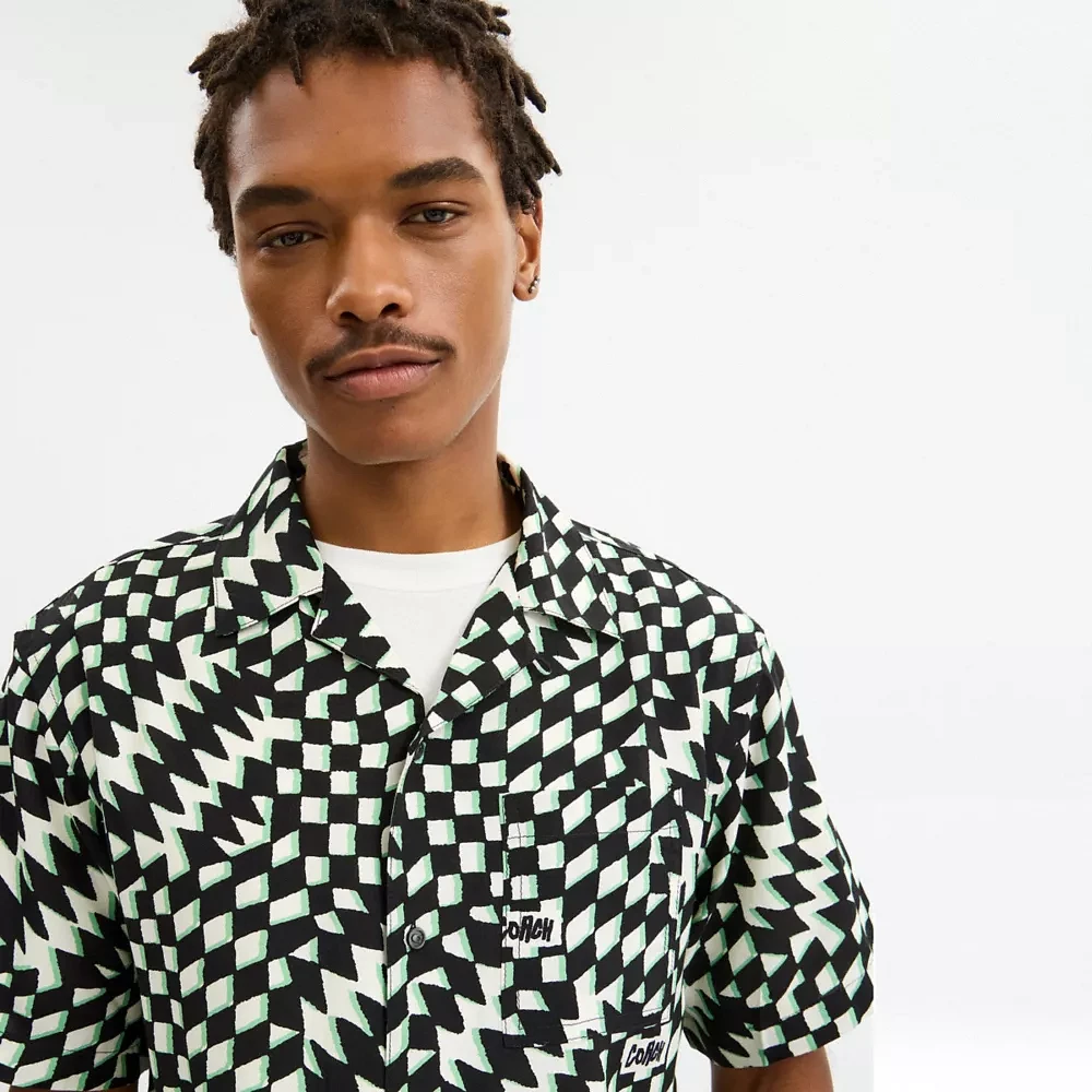 Printed Camp Shirt