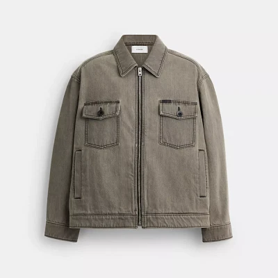 Zip Denim Jacket
