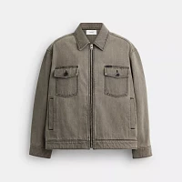 Zip Denim Jacket