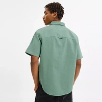 Short Sleeve Relaxed Denim Shirt