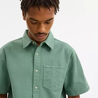 Short Sleeve Relaxed Denim Shirt