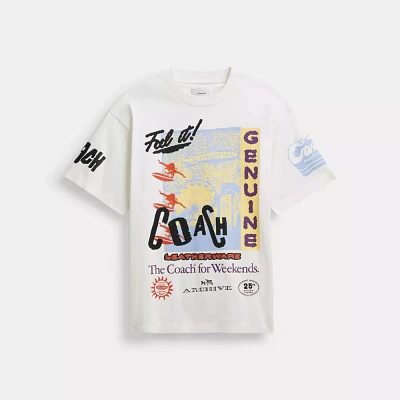 Relaxed Graphic Surf T Shirt