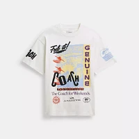 Relaxed Graphic Surf T Shirt