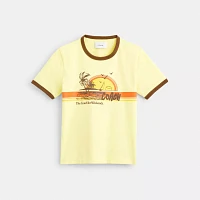 70 S Surf Ringer T Shirt Organic Cotton