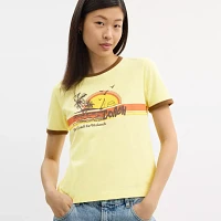 70 S Surf Ringer T Shirt Organic Cotton