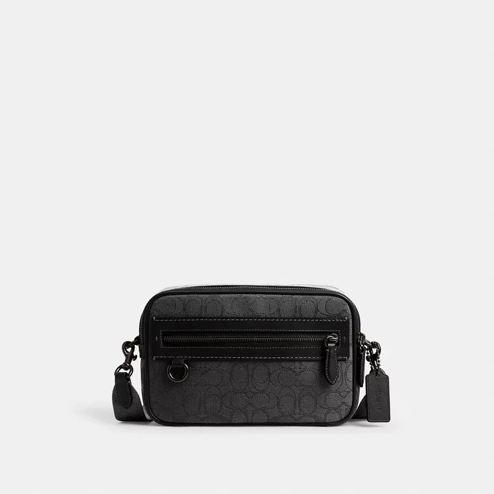 Theo Camera Bag Signature Jacquard
