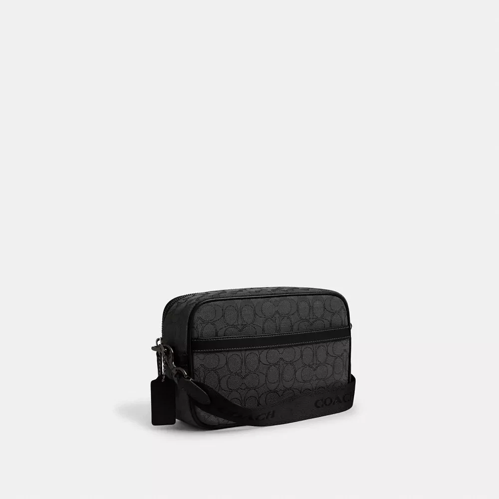 Theo Camera Bag Signature Jacquard