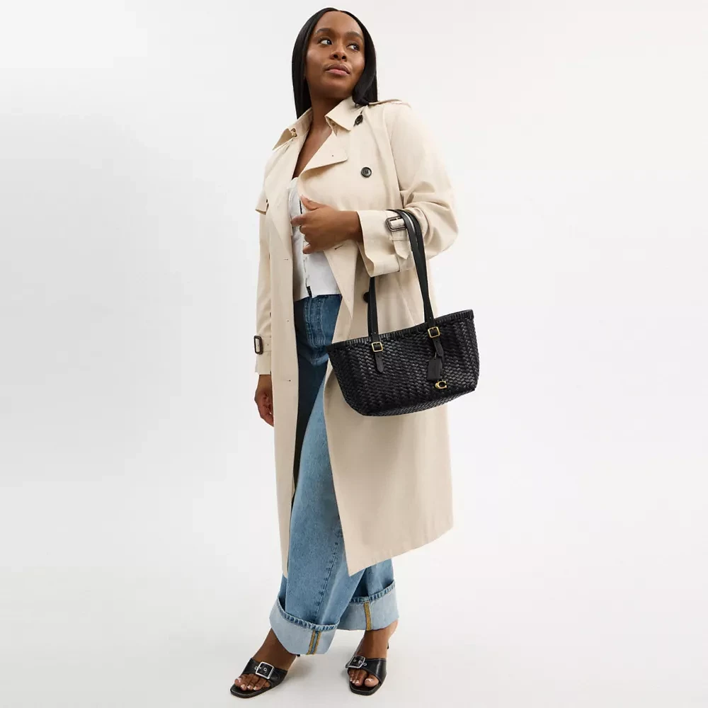 Woven Swing Tote Bag