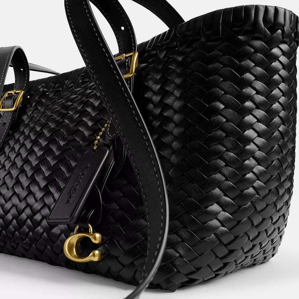 Woven Swing Tote Bag
