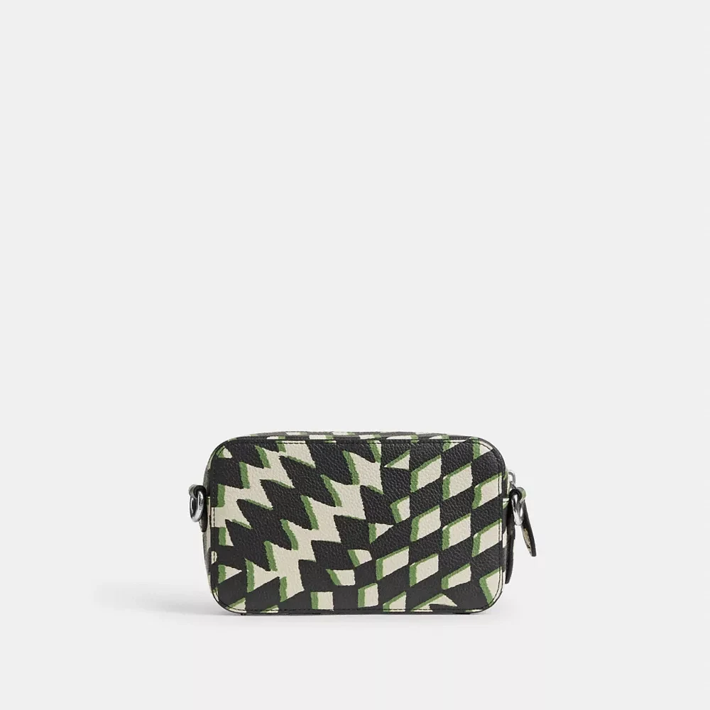 Charter Slim Crossbody With Geo Check Print