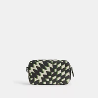 Charter Slim Crossbody With Geo Check Print