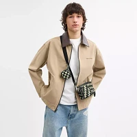 Charter Slim Crossbody With Geo Check Print