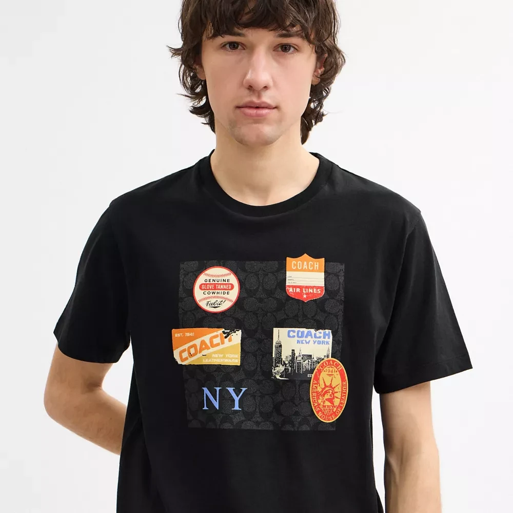 Patch Signature T Shirt Organic Cotton