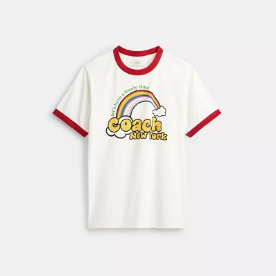 Rainbow Ringer T Shirt