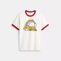 Rainbow Ringer T Shirt