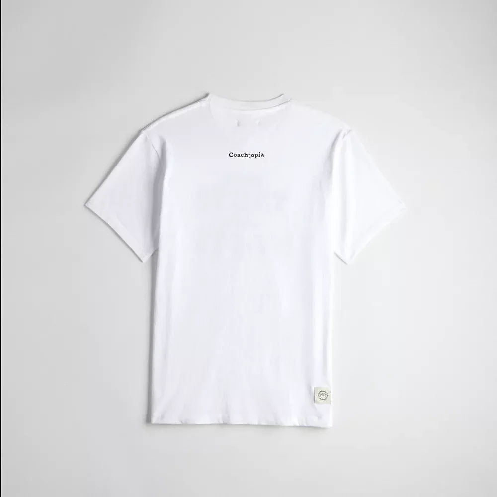 Relaxed T Shirt With Wasty Print