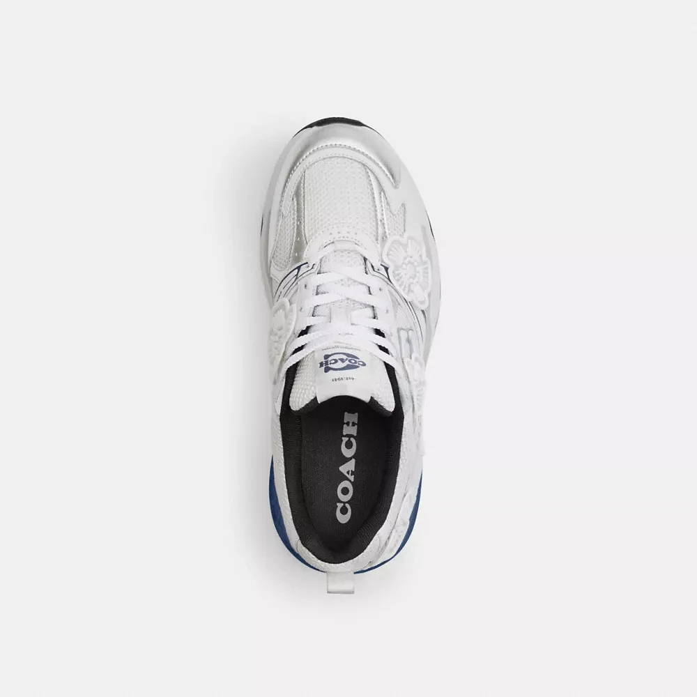 Mesh Sneaker With Tea Rose