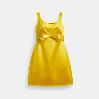 Satin Mini Bow Dress