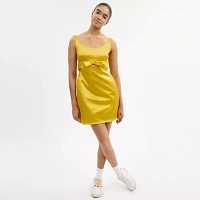 Satin Mini Bow Dress