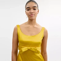 Satin Mini Bow Dress