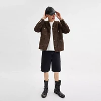 Suede Cardigan Jacket