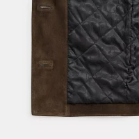 Suede Cardigan Jacket
