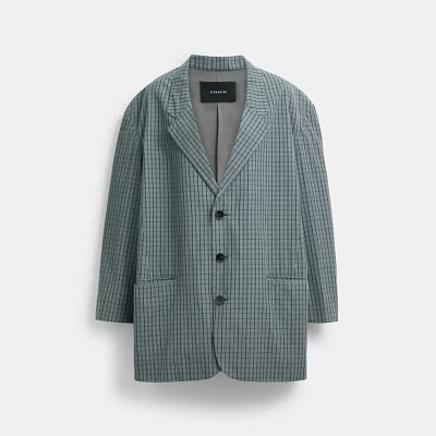 Single Breasted Patterned Blazer