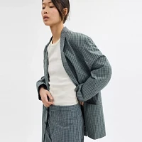 Single Breasted Patterned Blazer