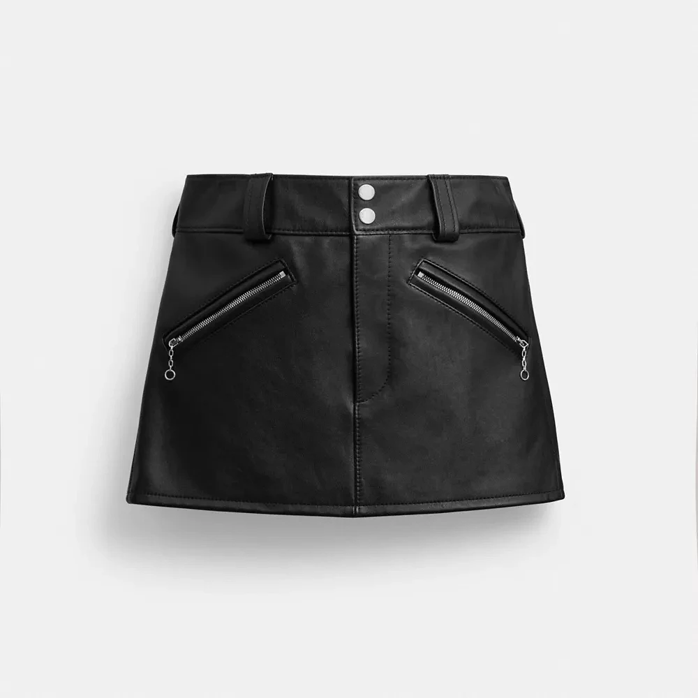 Leather Mini Skirt