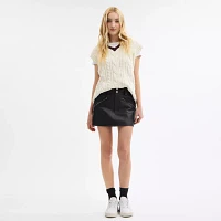 Leather Mini Skirt