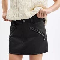Leather Mini Skirt