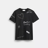 Sketch Print T Shirt