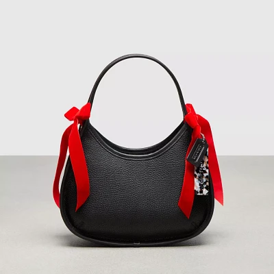 Ergo Bag In Coachtopia Leather With Velvet Bows