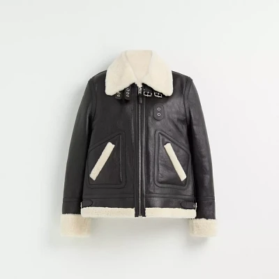 Restored Shearling Aviator Jacket