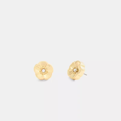 Tea Rose Stud Earrings