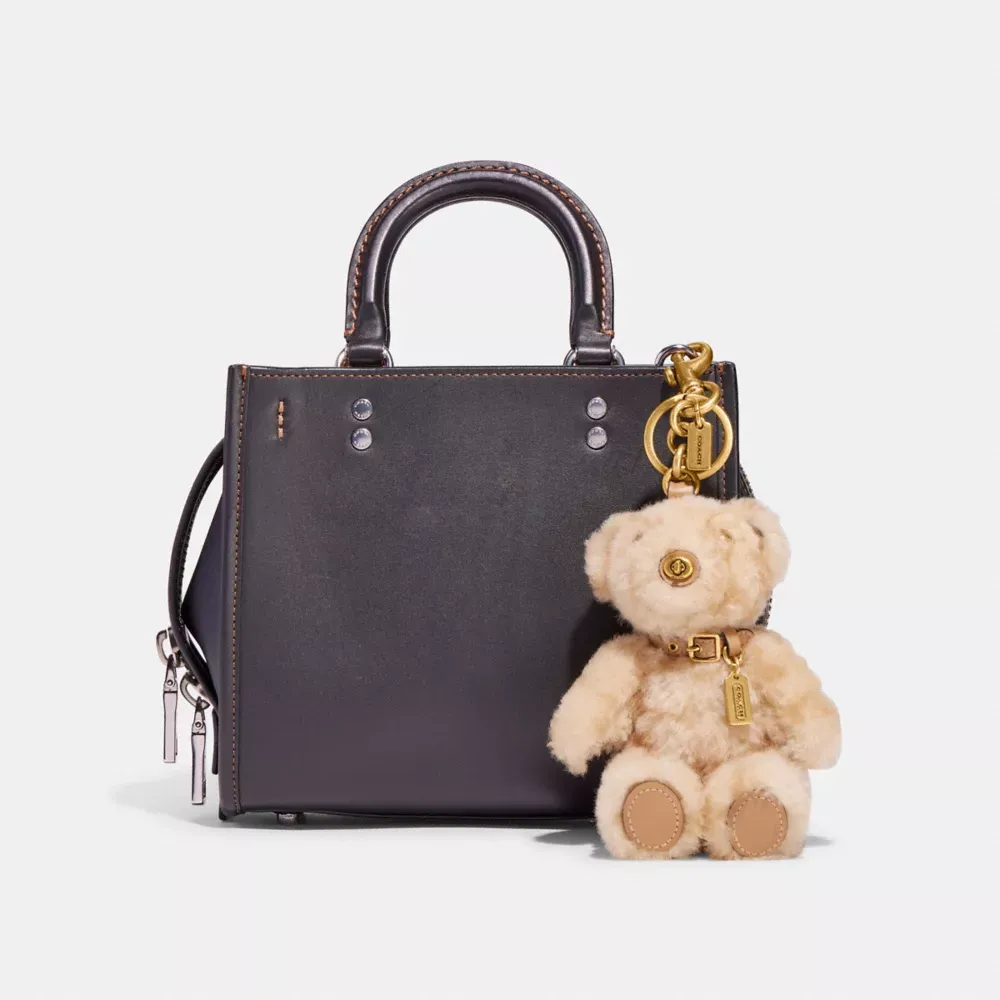 Bear Bag Charm Signature Shearling