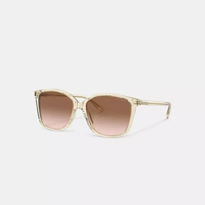 Embedded Wire Square Sunglasses