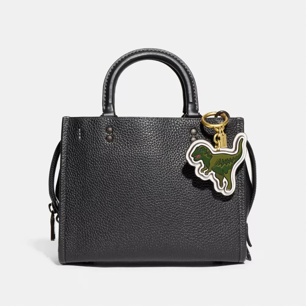 Rexy Bag Charm With Signature Canvas