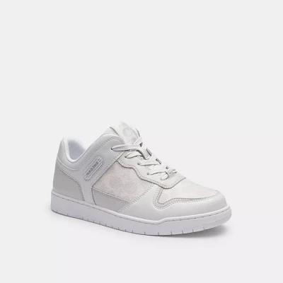 C201 Low Top Sneaker Signature Canvas