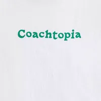 Cropped T Shirt With Coachtopia Logo