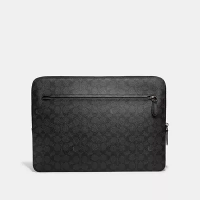 Zip Around Laptop Case In Signature Canvas