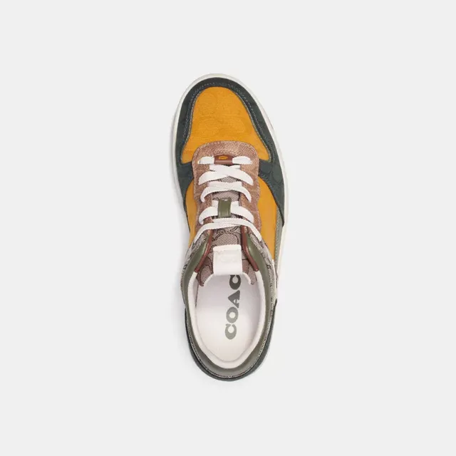 COACH®: C201 Sneaker In Signature Canvas