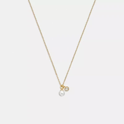 Classic Pearl Pendant Necklace